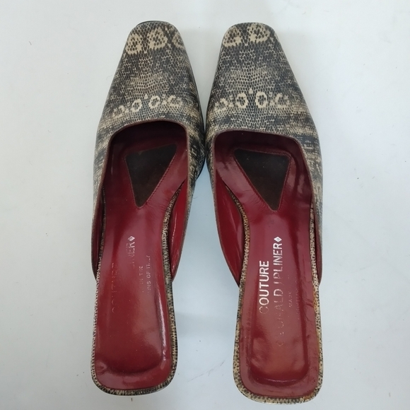 Donald Pliner snake design heels 8.5 - Picture 5 of 6